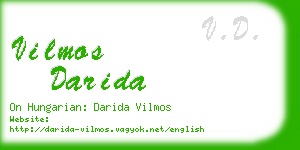 vilmos darida business card